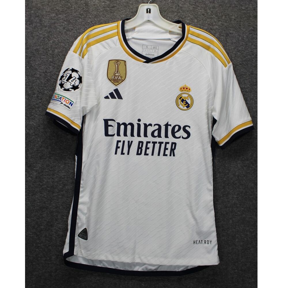 Adidas Bellingham #5 Emirates FIFA World Cup 2022 Home Jersey Small Slim Fit